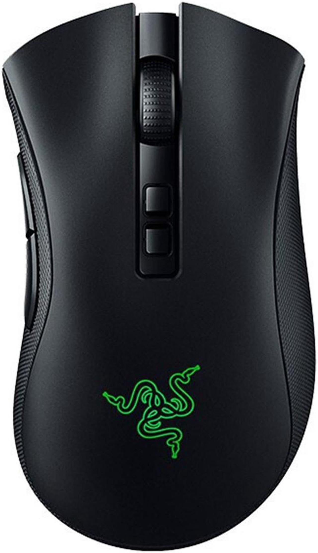 Fantech DeathAdder PRO Wireless Mouse, 20000dpi, 6 Duttons, RBG Light Effect, Ultra Long Battery Life, Ergonomic, Black