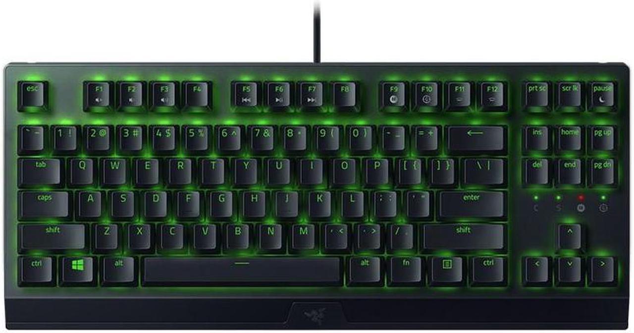 FANTECH Black Widow Spider x Mechanical Keyboard, 87 Keys, Green Shaft, RBG Backlight, Water and Dust Resistant, For PC/Mac with USB Port, Windows 10 / 8 / 7 / Mac OS X, 80 Million Keystrokes, Black