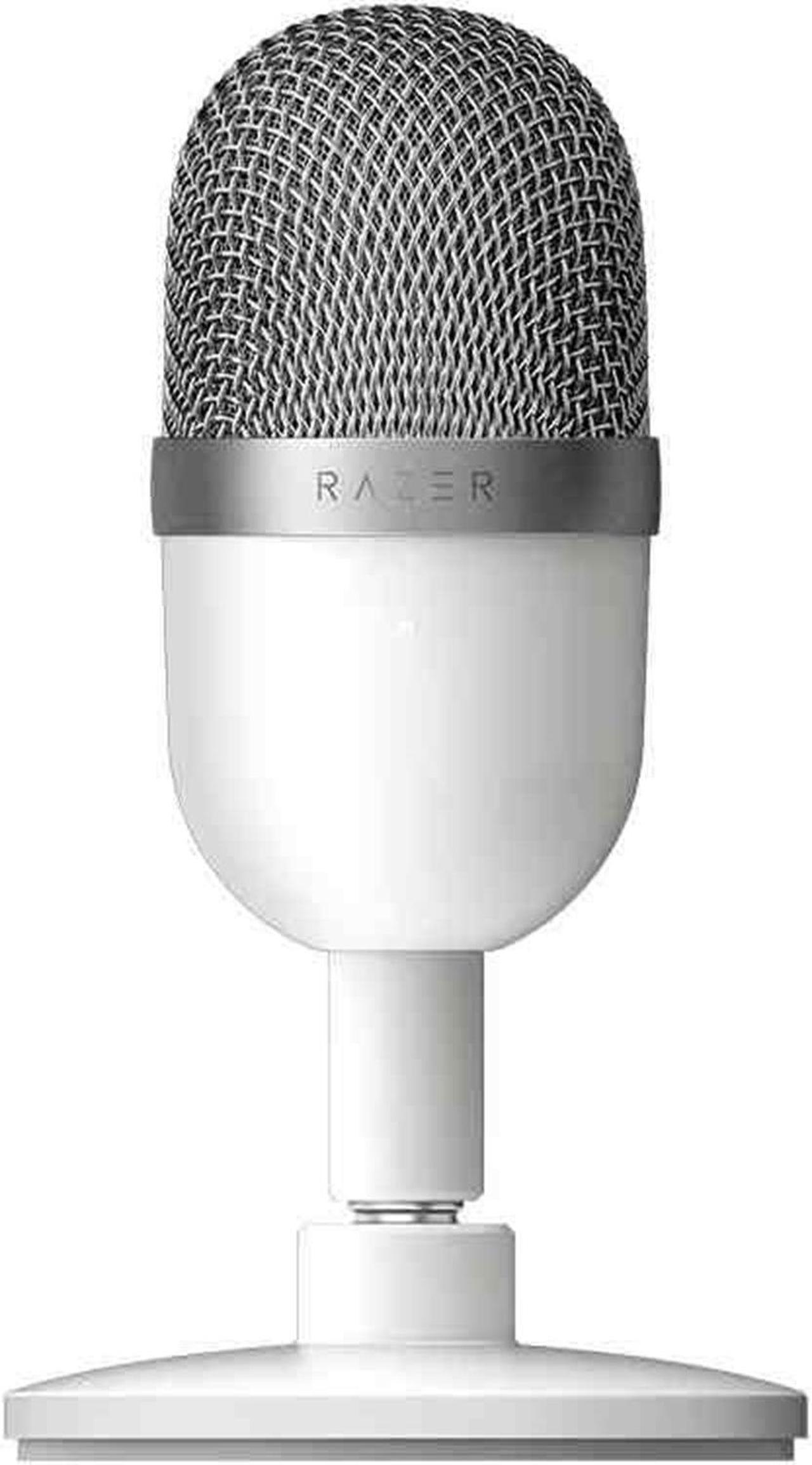 FANTECH Gaming Microphone, Seiren Mini Condenser Microphone, Compact and Clear, Professional Recording Sound Quality, USB Connection for Live Mics, Accurate Pickup, Noise Filtering,mercury color