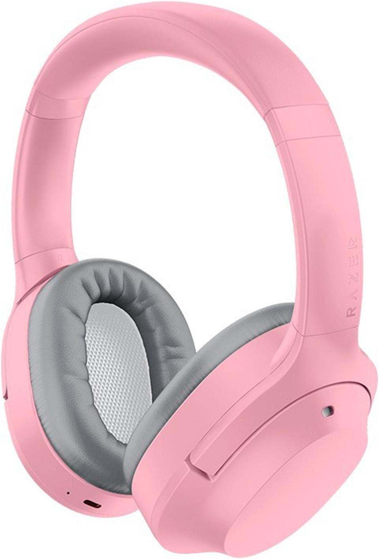 FANTECH Silent Star Shark X  wireless Gaming Headset, ANC active noise cancellation, Bluetooth 5.0 wireless connectivity, USB-C charging port,pink