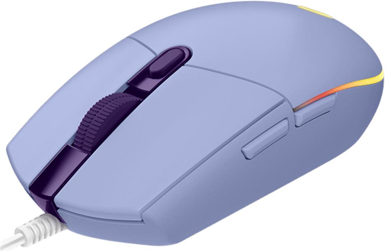 Logitech (G) G102 2nd Generation Gaming wired Mouse,  RGB Streaming Light Effect Mouse,  Lightweight Design Gaming Grade 8000DPI Sensor, for Windows® 7 or later/macOS 10.11 or later/ChromeOS, Purple