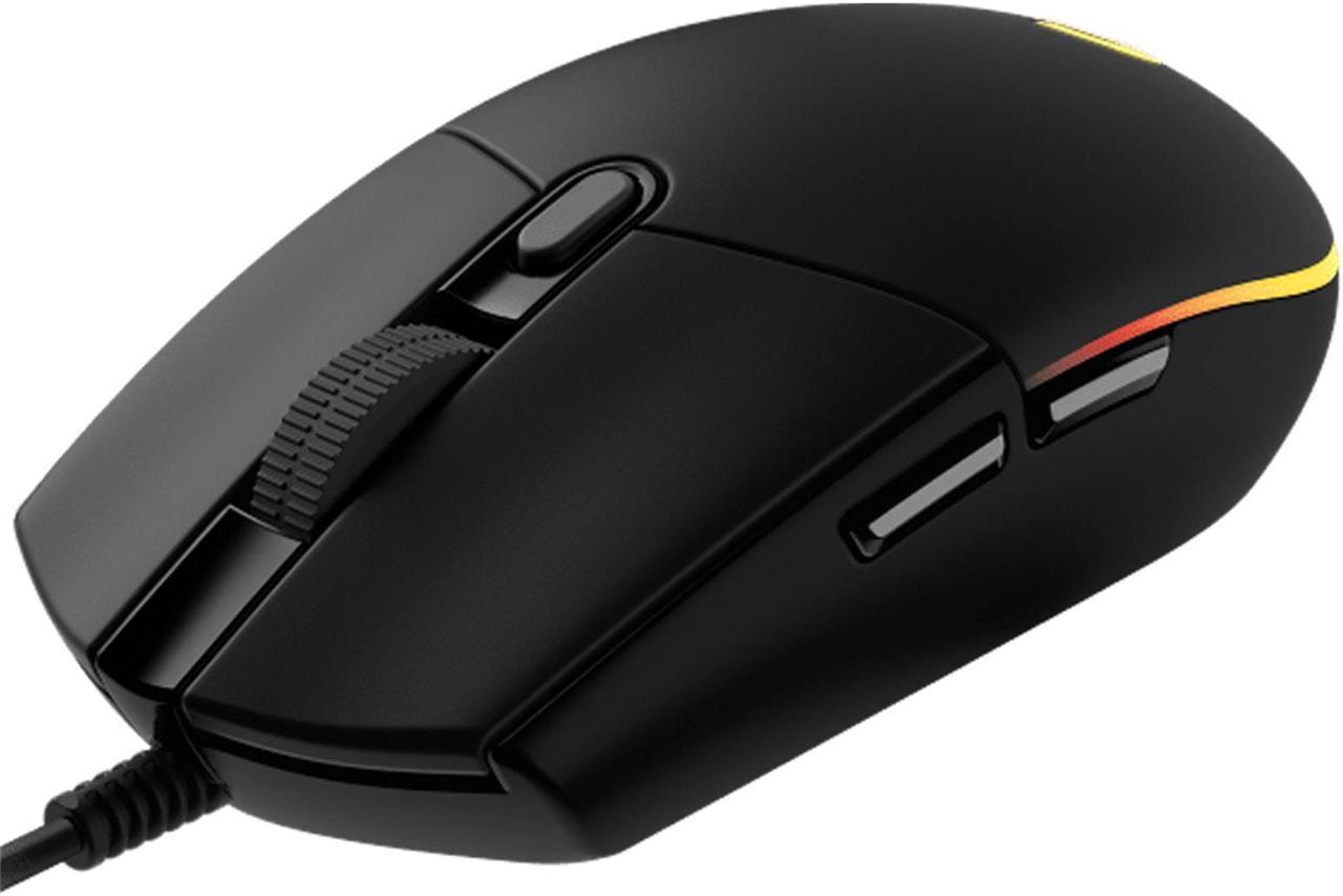 Logitech (G) G102 2nd Generation Gaming wired Mouse,  RGB Streaming Light Effect Mouse,  Lightweight Design Gaming Grade 8000DPI Sensor, for Windows® 7 or later/macOS 10.11 or later/ChromeOS, black