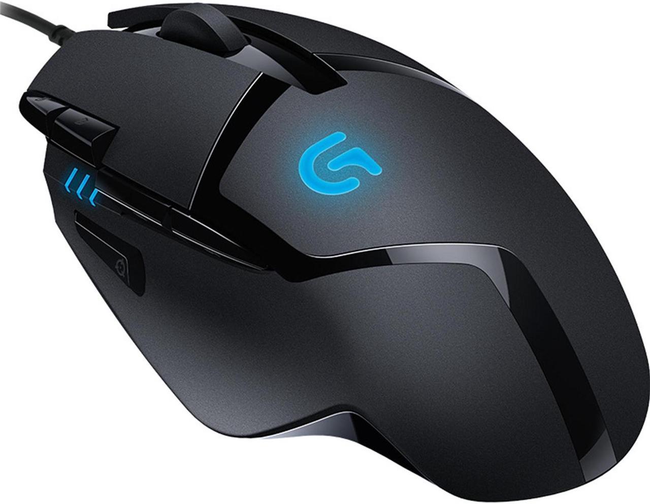 Logitech (G) G402 Lightweight Wired Gaming Mouse,  Macro Programming ,  Portable Small Hand Applicable , 7200dpi, for Windows® 7 or later/macOS 10.11 or later/ChromeOS,  black