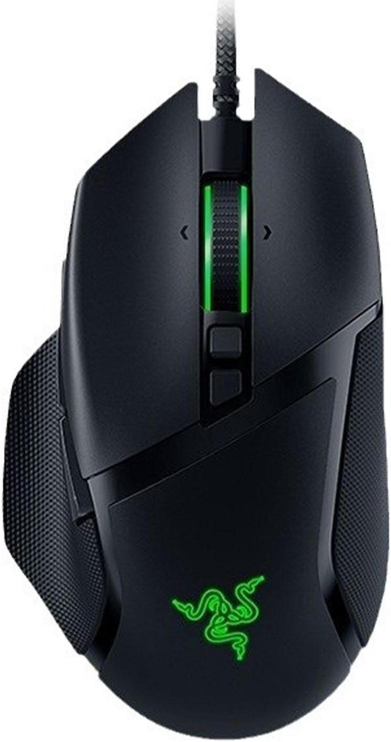 FANTECH Basilisk V3 Customizable Ergonomic Wired Gaming Mouse: Fastest Gaming Mouse Switch - Chroma RGB Lighting - 26K DPI Optical Sensor - 11 Programmable Buttons - HyperScroll Tilt Wheel -Black