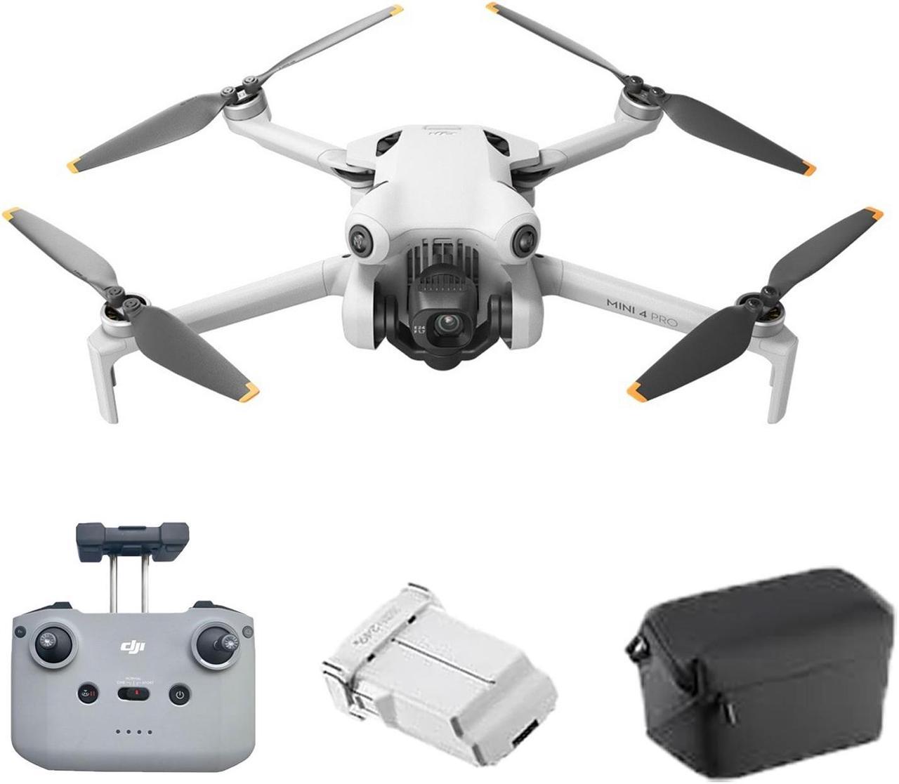 FANTECH Mini4 Pro All-In-One Mini Obstacle Avoidance Drone with Screen Remote Controller, Aerial Camera Lighter Than 249g, 4K HDR, 20km HD Mapping, UAV 34 Minutes Endurance, 1 Battery