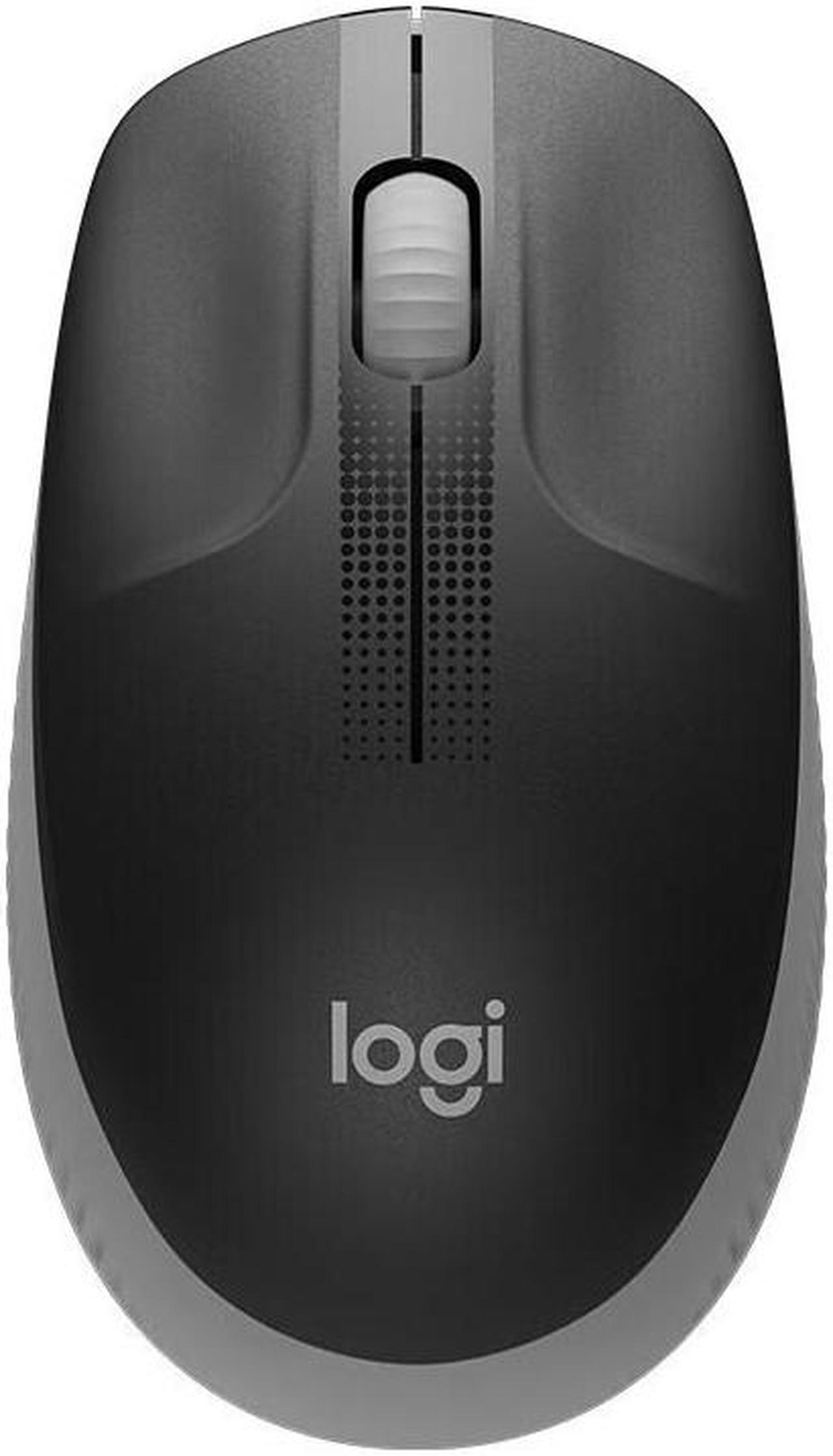 Logitech M190 Wireless Mouse, Office Home Symmetrical Mouse with Wireless Micro Receiver, Full Size, 1000dpi, 3 Buttons, for Windows 10,11, macOS 10.10 or higher, ChromeOS, Linux, red