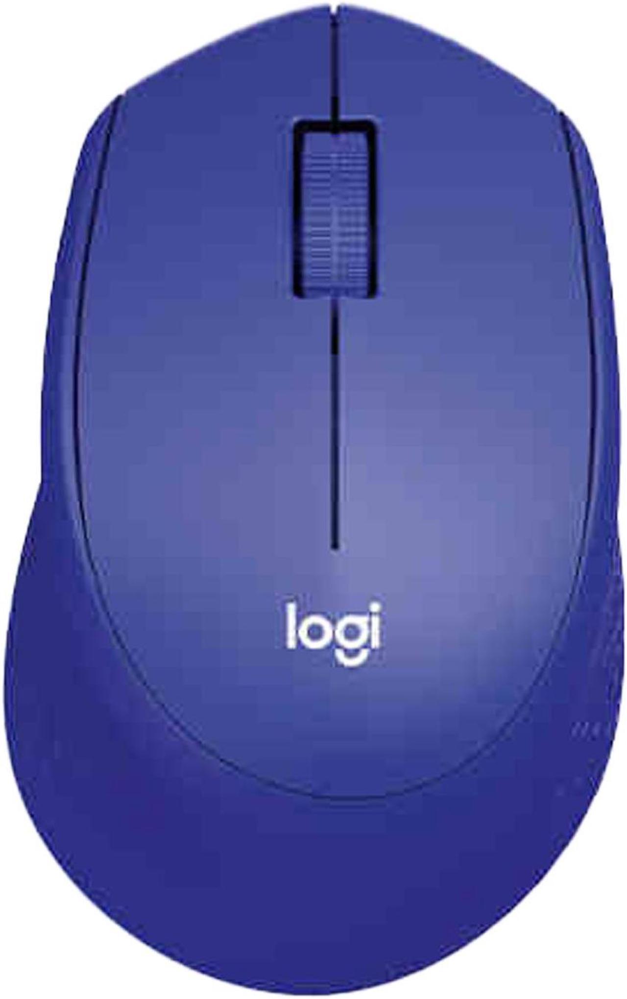 Logitech M280  Wireless Mouse,  Office home Mouse Symmetric Mouse with Wireless Micro Receiver, 1000dpi,3buttons for Windows® 7 or later/macOS 10.11 or later/ChromeOS, Right Handed, blue