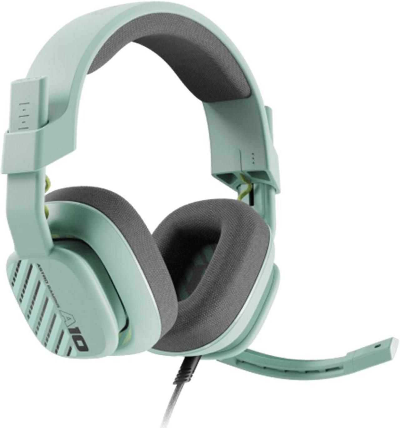 Logitech ASTRO Gaming A10 Wired Gaming Headset, Lightweight and Damage Resistant, ASTRO, 3.5 mm Audio Jack, for Xbox Series X|S, Xbox One, PS5, PS4, Nintendo Switch, PC, Mac- green