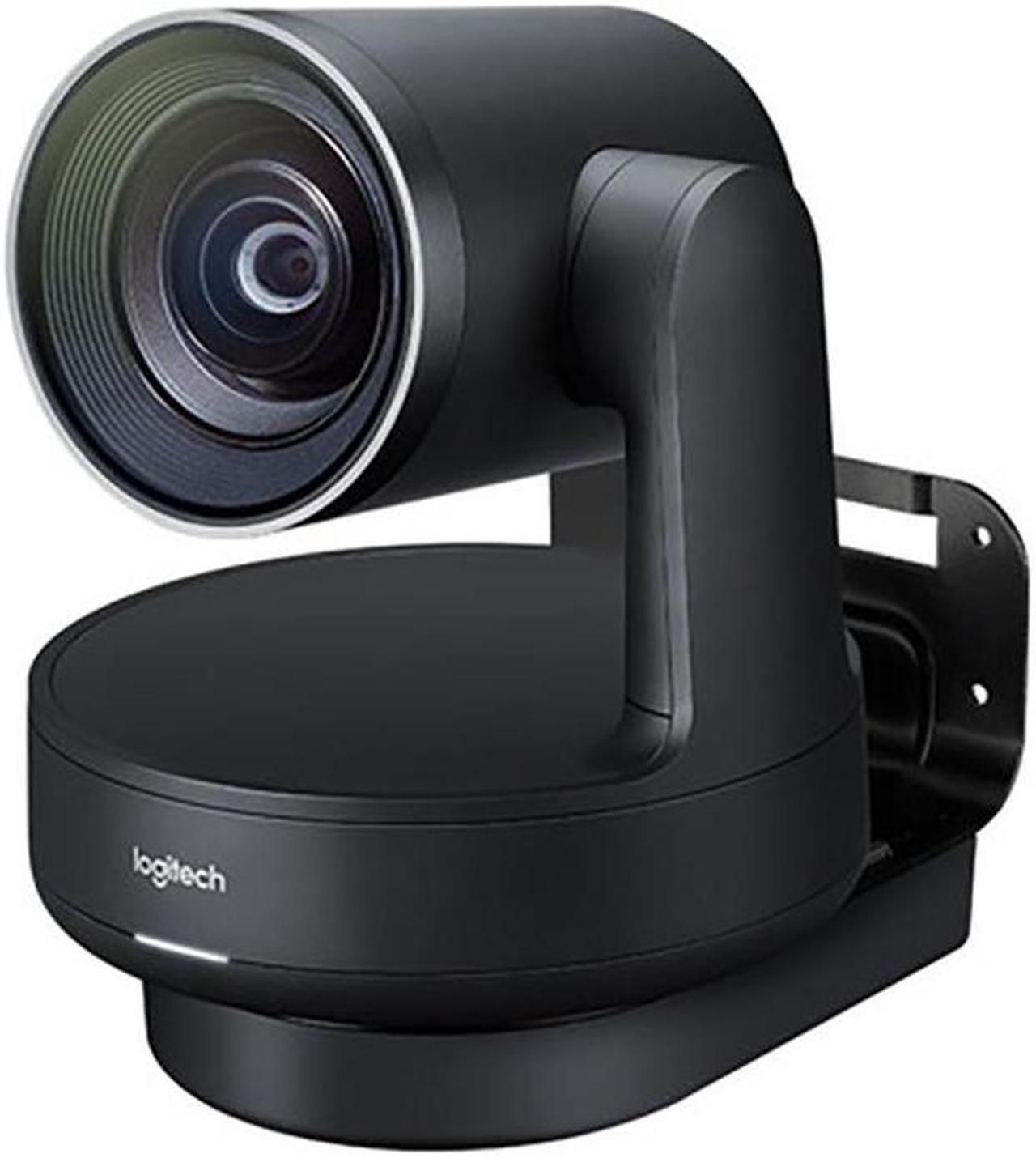 Logitech CC4900E Business HD Conference Webcam, Large Meeting Room Equipment, Ultra HD Imaging System , 1080p 30fps, camera, Tilt, and Zoom, IR Remote Control or Control via Console, Black