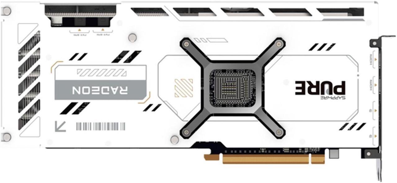 Alt view image 4 of 7 - SAPPHIRE Tech PURE Radeon RX 7900 XT 20GB OC Gaming Graphics Card,  RDNA 3, 20 Gbps, PCIe 4.0, GDDR6, HDMI 4K, DisplayPort 2.1a, Dual Ball Bearing Fans, Digital Power Design, WHITE