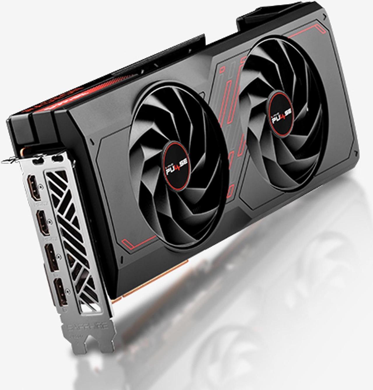 Alt view image 3 of 7 - SAPPHIRE Tech PULSE AMD  RX 7800 XT 12GB D6 OC Gaming Graphics Card, AMD RDNA 3, PCIe 4.0*16, 16GB GDDR6, HDMI 4K, DisplayPort 2.1a, 256 bit, High TG Copper PCB, Digital Power Design, black