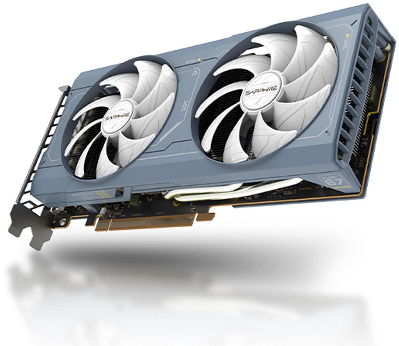 Alt view image 2 of 7 - Sapphire Tech Starry Sky  Radeon RX 6750 GRE  Gaming Graphics Card, 2495 MHz, 10GB, 160 bit, GDDR6, 16 Gbps,  RDNA 2, HDMI: 7680×4320; DisplayPort1.video card