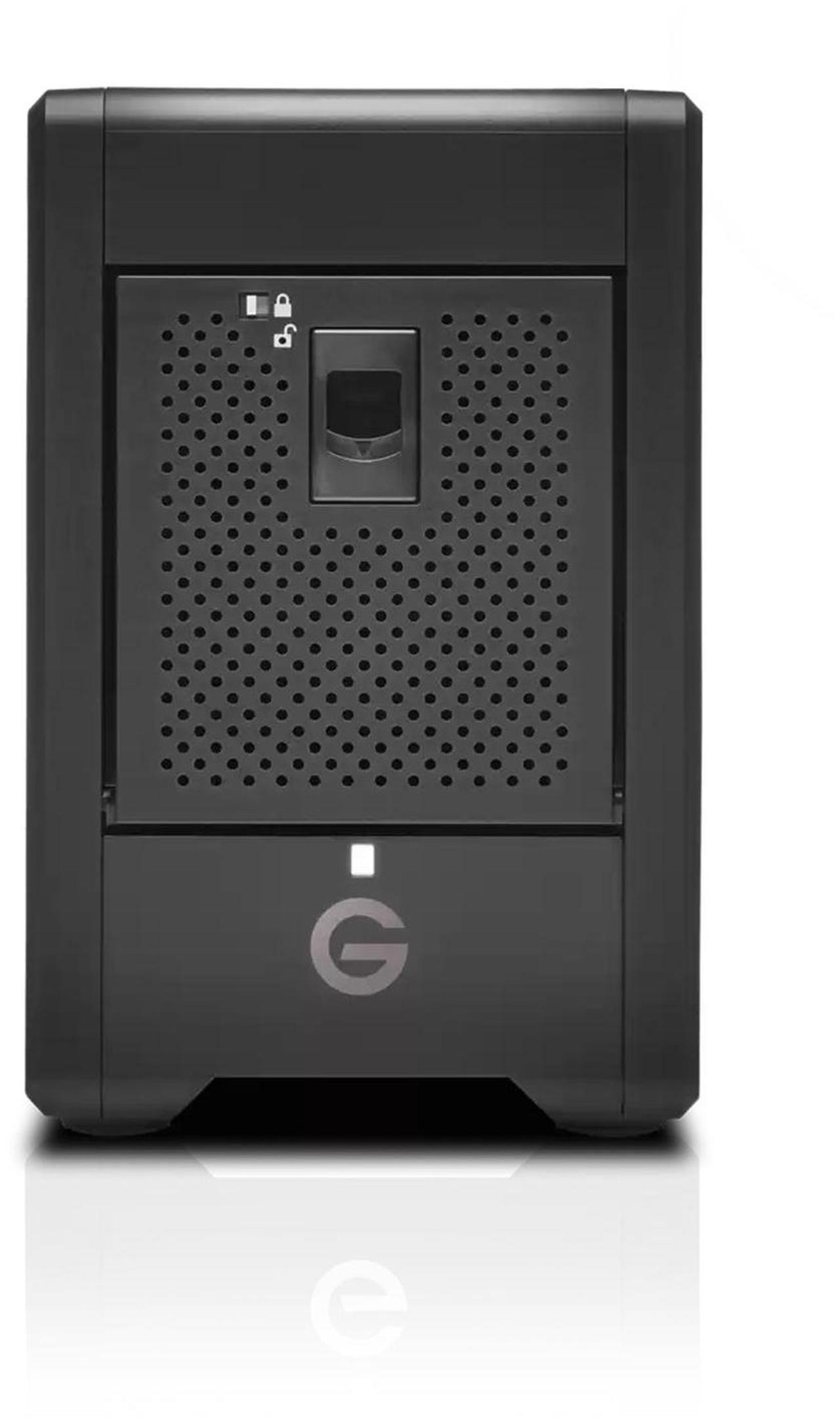 Alt view image 2 of 7 - SanDisk Professional Extreme SHUTTLE 4-Bay Enterprise Hard Drive with Hardware RAID, Dual Thunderbolt 3/USB-C Interfaces High Speed 1000MB/S, Daisy Chain 5 Devices, Mac/Win Compatible, EDHD, 80TB
