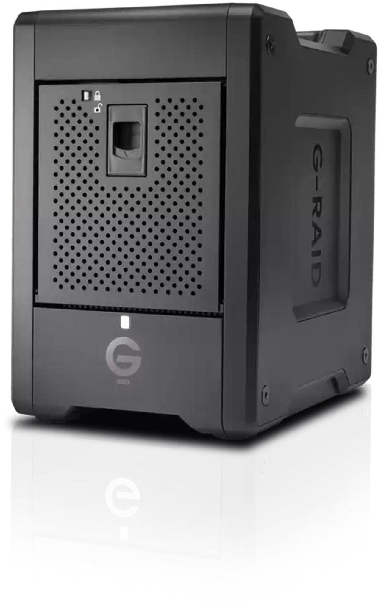 Main image of SanDisk Professional Extreme SHUTTLE 4-Bay Enterprise Hard Drive with Hardware RAID, Dual Thunderbolt 3/USB-C Interfaces High Speed 1000MB/S, Daisy Chain 5 Devices, Mac/Win Compatible, EDHD, 80TB