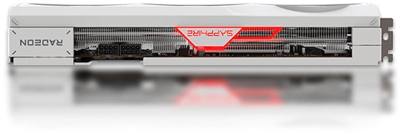 Alt view image 3 of 7 - SAPPHIRE Tech PURE RX7900 GRE 16G D6  OC Gaming Graphics Card,  (PCIe 4.0, 16GB GDDR6, HDMI 4K, DisplayPort 2.1a, video card, High TG Copper PCB, Digital Power Design), WHITE