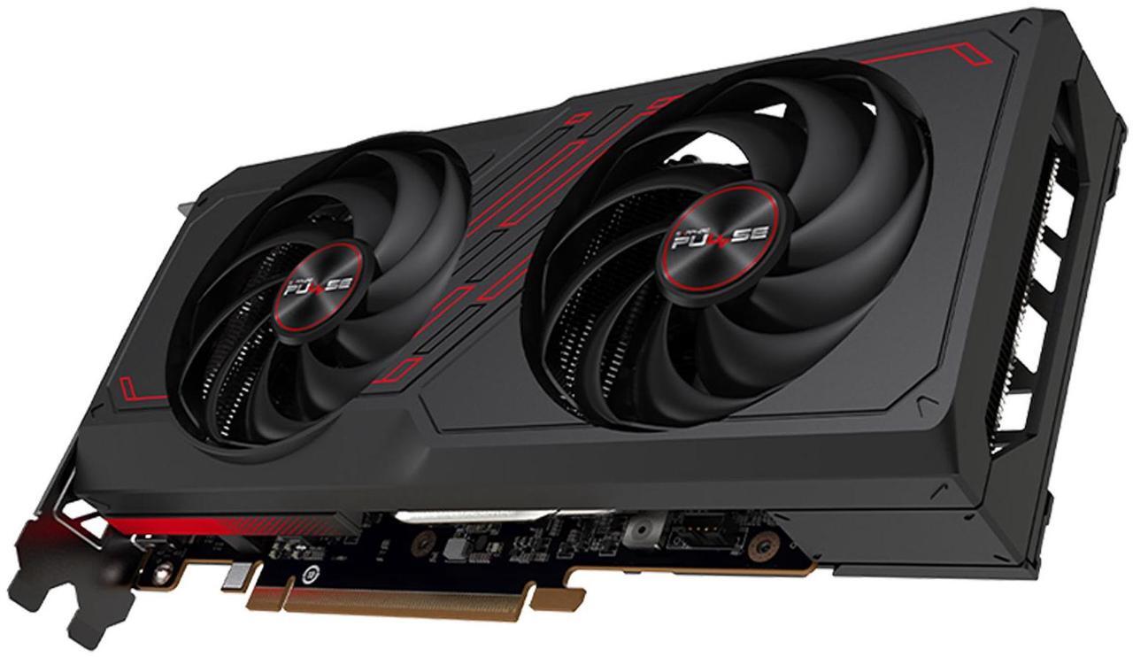Alt view image 5 of 7 - Sapphire Tech PULSE Radeon RX 7650 GRE  Graphics Card, gaming video card (computer), 8GB GDDR6 128 bit 2695 MHz 18 Gbps, RDNA 3 Architecture,  PCI-Express 4.0