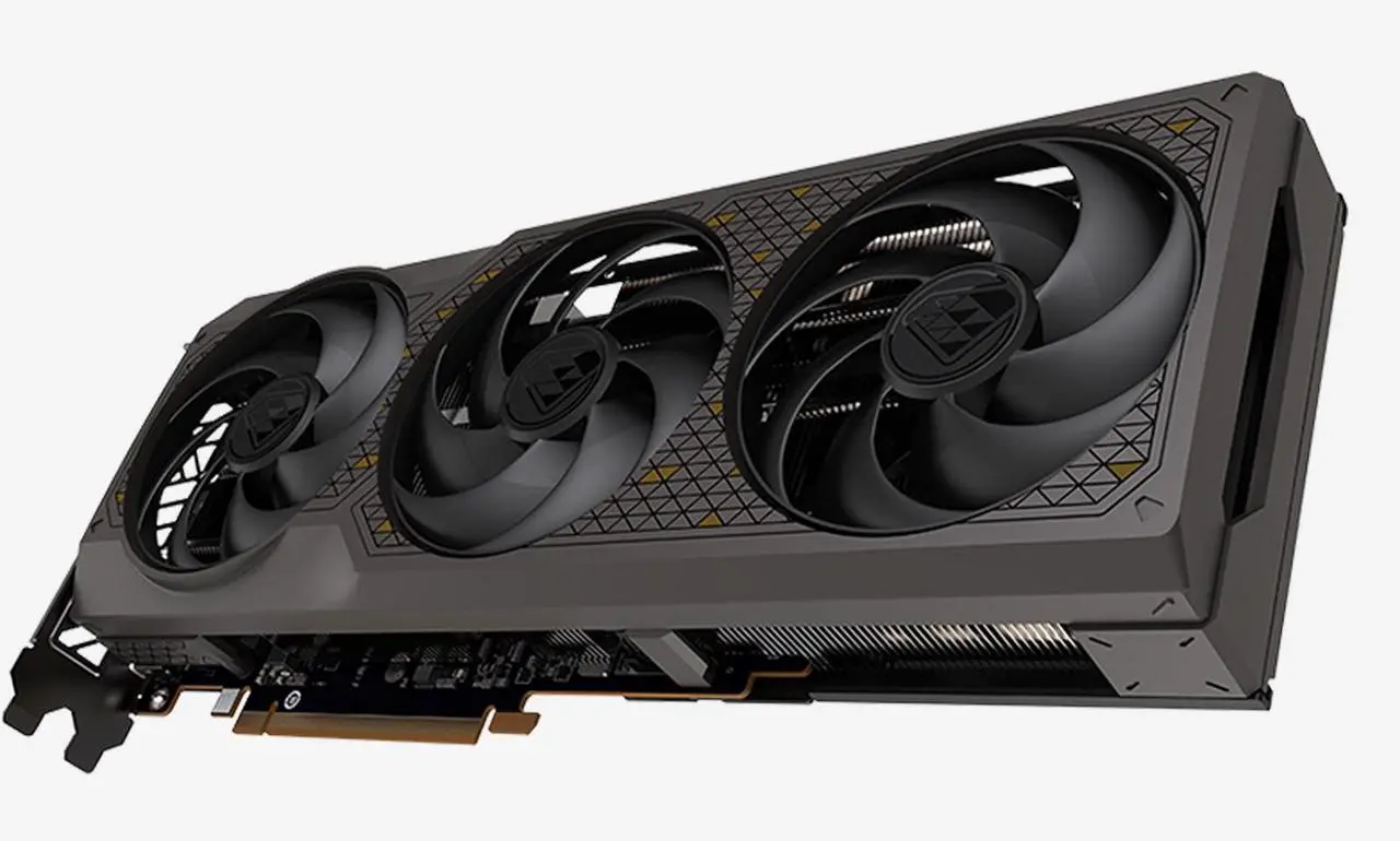 Alt view image 5 of 5 - Sapphire Tech Blackdiamond  Radeon RX 7650 GRE  Graphics Card, gaming video card (computer), 8GB GDDR6 128 bit 2695 MHz 18 Gbps, RDNA 3 Architecture,  PCI-Express 4.0
