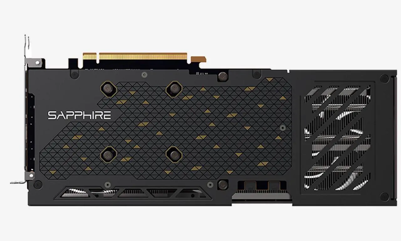 Alt view image 4 of 5 - Sapphire Tech Blackdiamond  Radeon RX 7650 GRE  Graphics Card, gaming video card (computer), 8GB GDDR6 128 bit 2695 MHz 18 Gbps, RDNA 3 Architecture,  PCI-Express 4.0