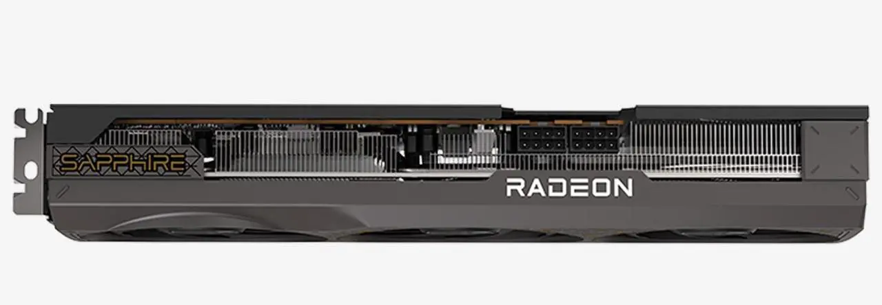 Alt view image 3 of 5 - Sapphire Tech Blackdiamond  Radeon RX 7650 GRE  Graphics Card, gaming video card (computer), 8GB GDDR6 128 bit 2695 MHz 18 Gbps, RDNA 3 Architecture,  PCI-Express 4.0