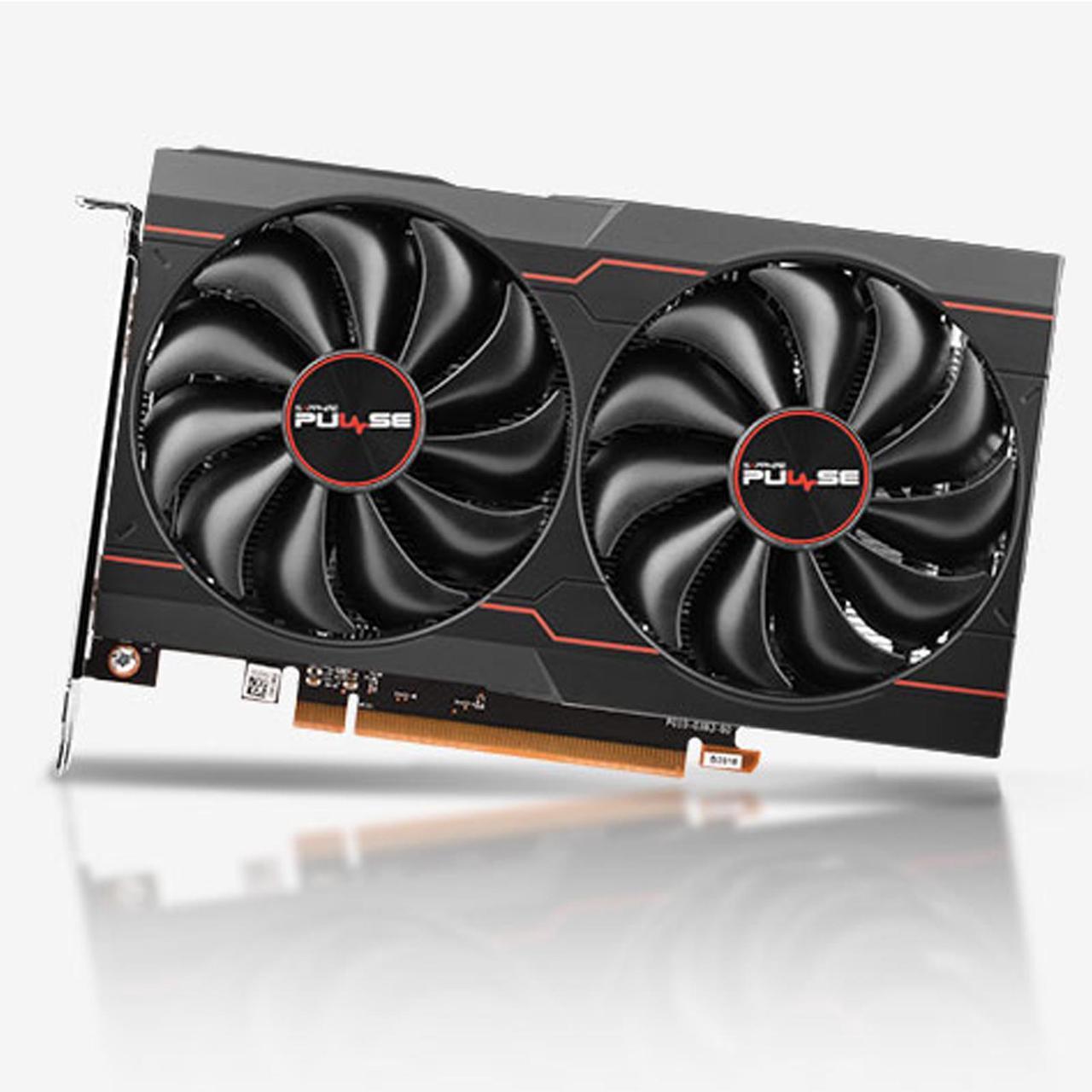 Main image of SAPPHIRE Tech PULSE Radeon RX 6500 XT Video Card,  11314-01-20G,oc, Graphics card, 2825 MHz, 4GB, 64-bit, GDDR6, 18 Gbps, RDNA 2