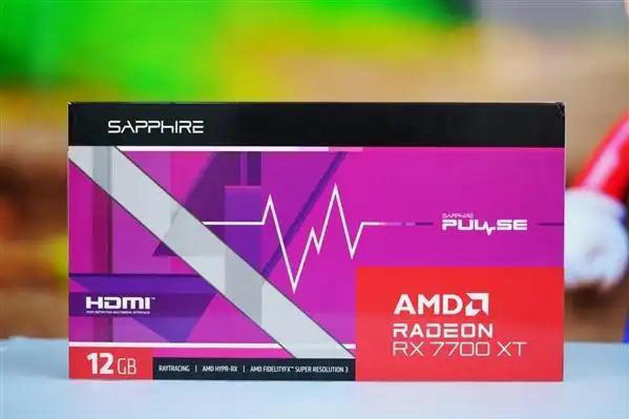 Alt view image 6 of 7 - SAPPHIRE Tech PULSE  Radeon RX 7700 XT OC Graphics Card , 12GB Gaming Graphics,  Card  RDNA 3, PCIe 4.0, 192 bit GDDR6  2x HDMI  2x DisplayPort  7680×4320 , 1440P gaming