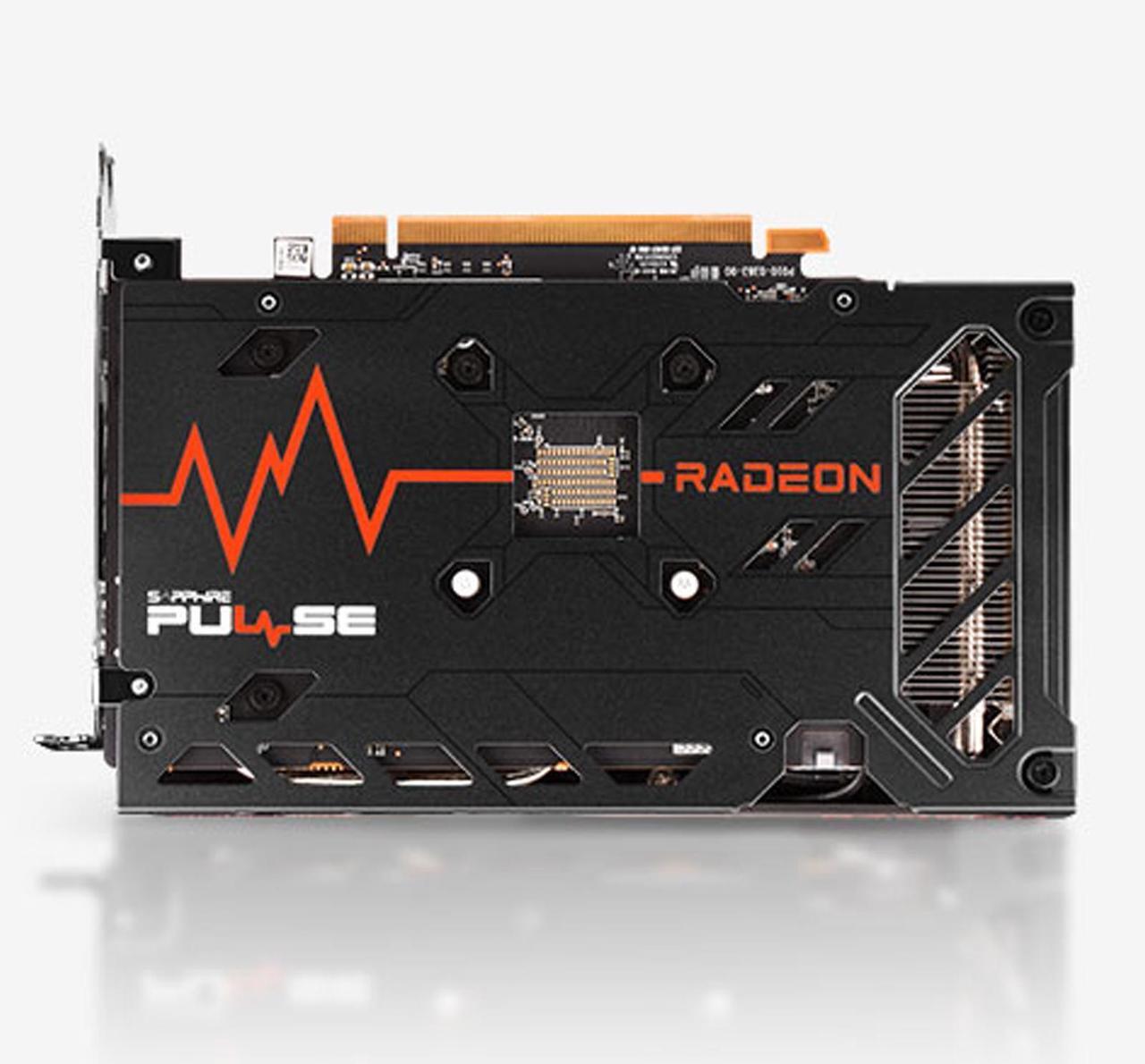 Alt view image 5 of 7 - SAPPHIRE Tech Pulse Radeon RX 6500 XT Video Card,oc, Graphics card, 2825 MHz, 4GB, 64-bit, GDDR6, 18 Gbps, RDNA 2