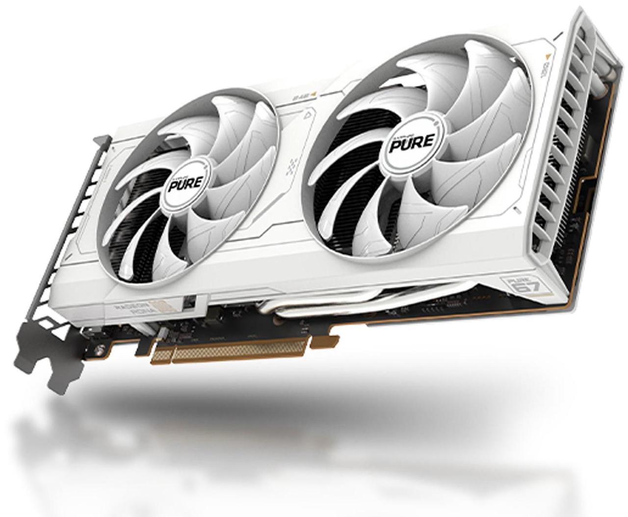 Alt view image 2 of 7 - SAPPHIRE Tech PURE AMD Radeon RX 6750 GRE Gaming Graphics Card, RDNA 2, PCIe 4.0, 10GB GDDR6, HDMI 4K, DisplayPort 1.4a, Dual-X Cooling Technology, video card