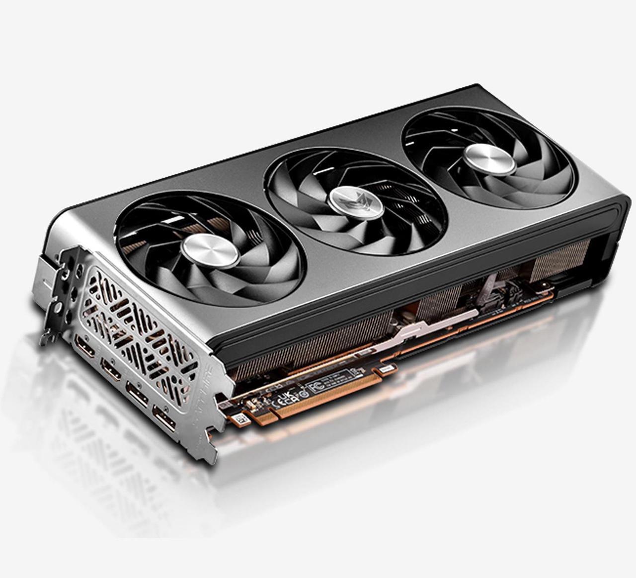 Alt view image 2 of 7 - SAPPHIRE Tech NITRO+ Radeon RX 7800 XT 16GB GDDR6 PCI Express 4.0 x16 ATX Graphics Card 11330-01-20G