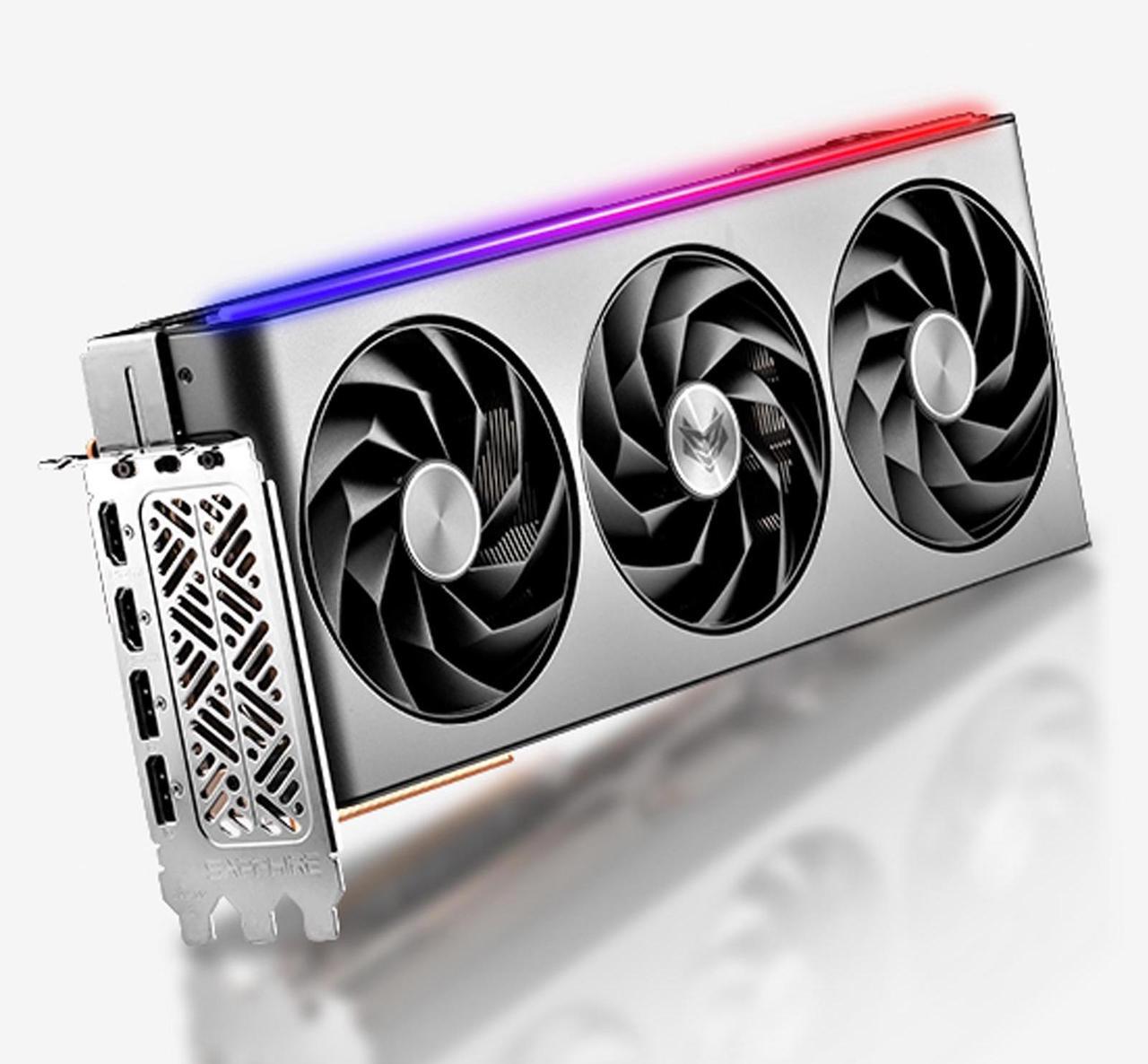 Alt view image 3 of 7 - SAPPHIRE Tech NITRO+ Radeon RX 7800 XT 16GB GDDR6 PCI Express 4.0 x16 ATX Graphics Card 11330-01-20G