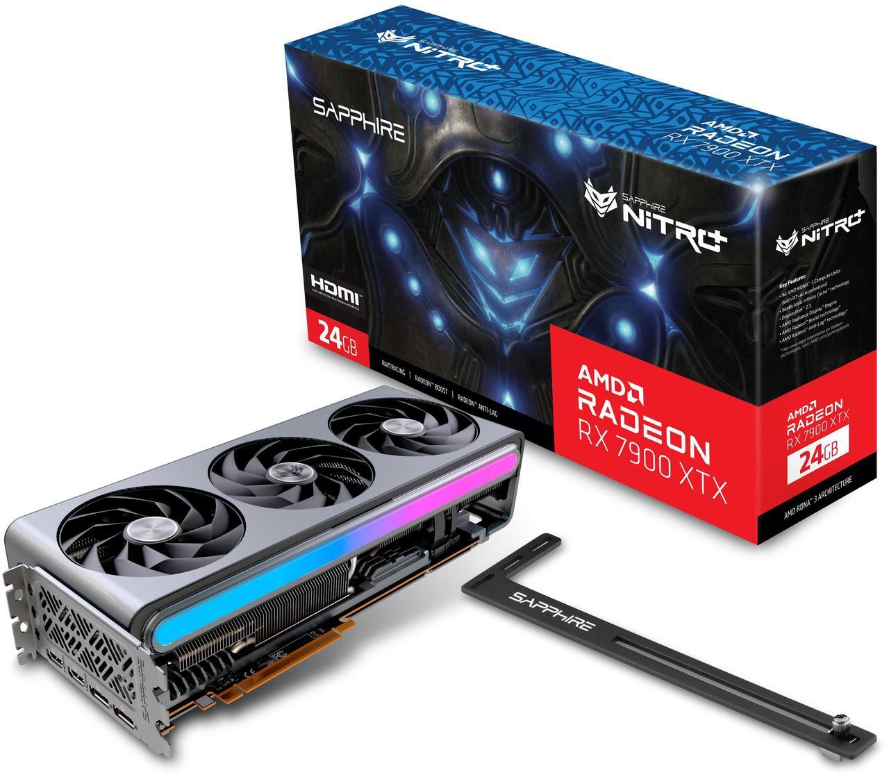Alt view image 6 of 7 - SAPPHIRE Tech NITRO+ Radeon RX 7900 XTX 24GB GDDR6 PCI Express 4.0 x16 ATX Video Card 11322-01-40G