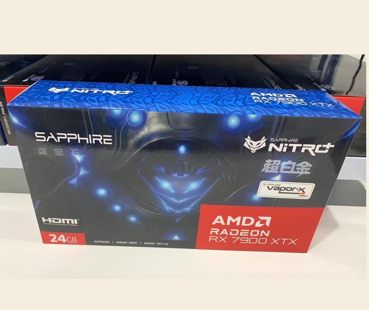 Alt view image 7 of 7 - SAPPHIRE Tech NITRO+ Radeon RX 7900 XTX 24GB GDDR6 PCI Express 4.0 x16 ATX Video Card 11322-01-40G