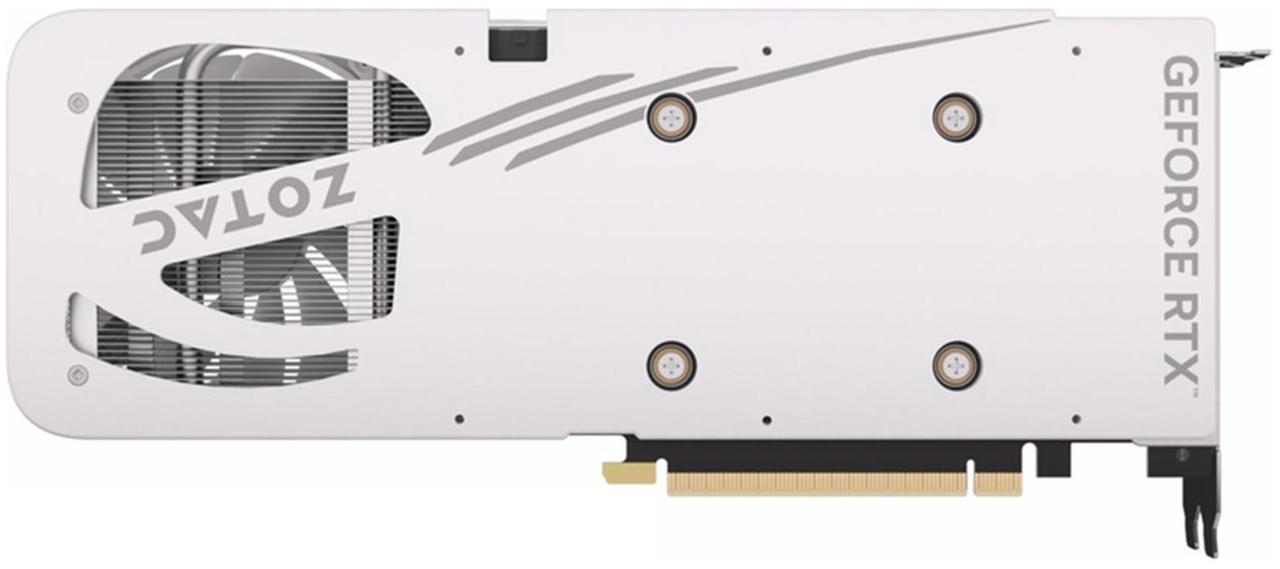Alt view image 3 of 7 - ZOTAC GeForce RTX 4060Ti-8GB Moon White OC Graphics Card, Gaming, AI Design, Video Editing, 3D Rendering, 3 x DP, 1 x HDMI, 8GB GDDR6, 128-bit, Express 4.0 8x, 2565 MHz, 18 Gbps