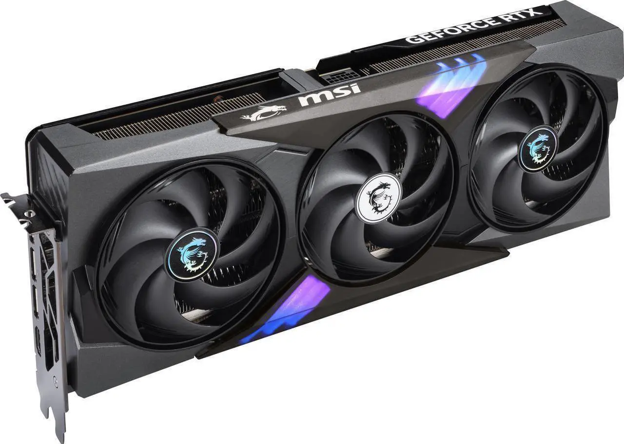 Alt view image 7 of 7 - MSI Gaming GeForce RTX 5080 16GB GDDR7 PCI Express 5.0 Graphics Card RTX 5080 16G GAMING TRIO OC