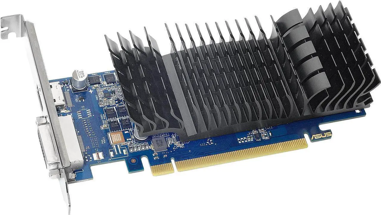 Alt view image 2 of 5 - ASUS GeForce GT 1030 DirectX 12 GT1030-SL-2G-BRK 2GB 64-Bit GDDR5 PCI Express 3.0 HDCP Ready Video Card