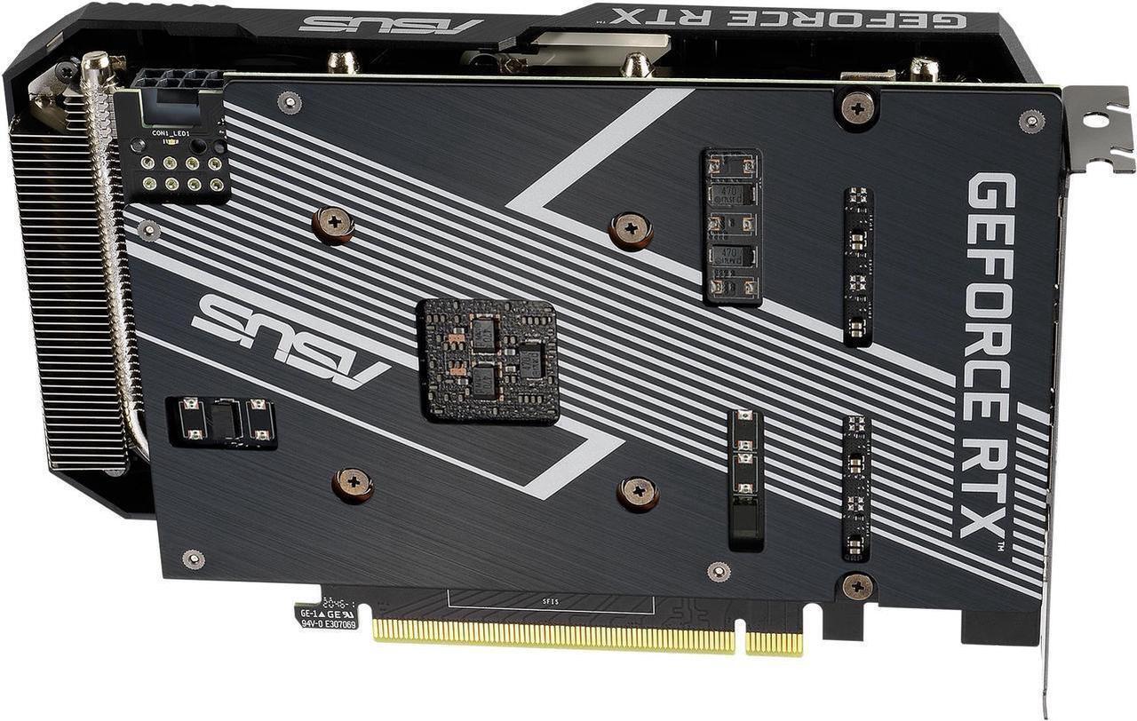 Alt view image 4 of 7 - ASUS Dual GeForce RTX 3050 Video Card DUAL-RTX3050-O8G-V2
