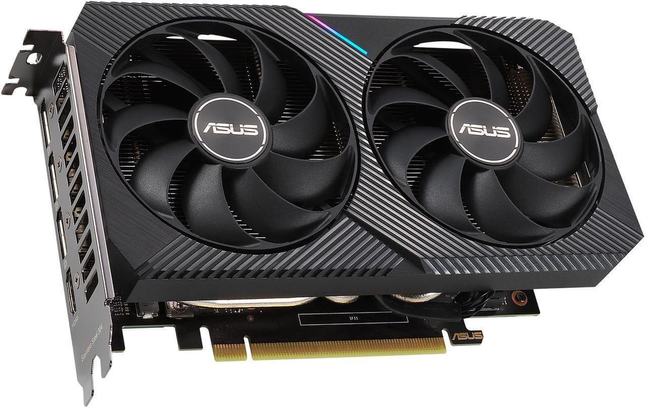 Alt view image 6 of 7 - ASUS Dual GeForce RTX 3050 Video Card DUAL-RTX3050-O8G-V2