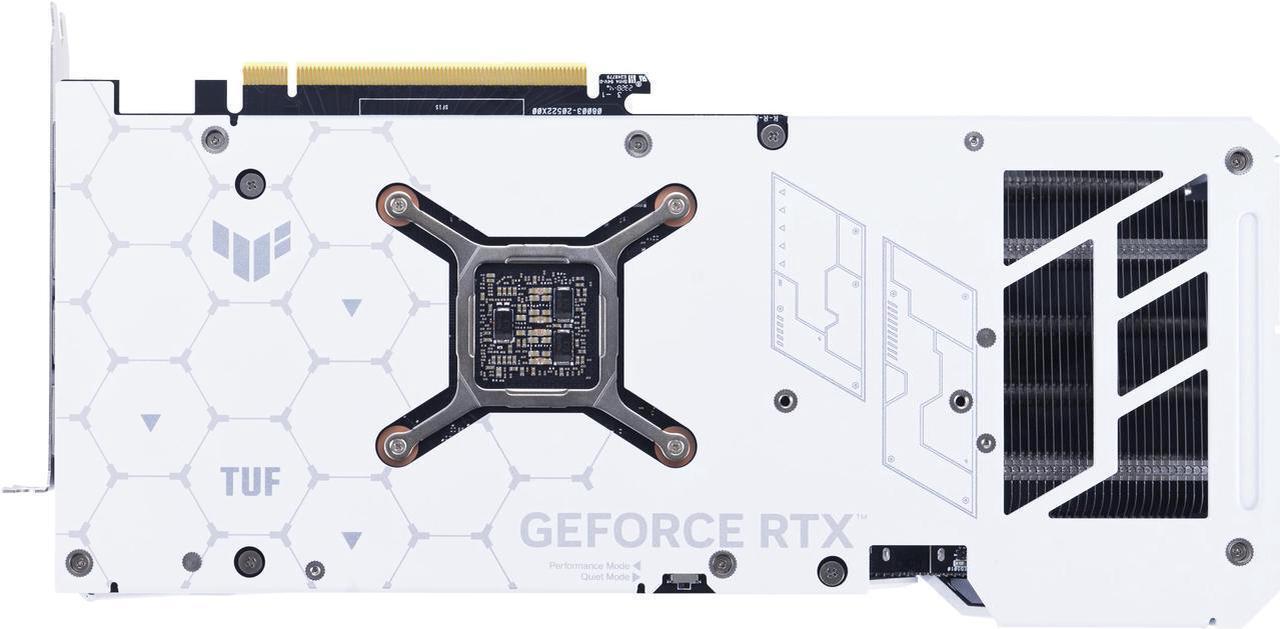 Alt view image 4 of 7 - ASUS TUF Gaming NVIDIA GeForce RTX 4070 Ti OC White Edition Gaming Graphics Card (PCIe 4.0, 12GB GDDR6X, HDMI 2.1a, DisplayPort 1.4a) TUF-RTX4070TI-O12G-WHITE-GAMING