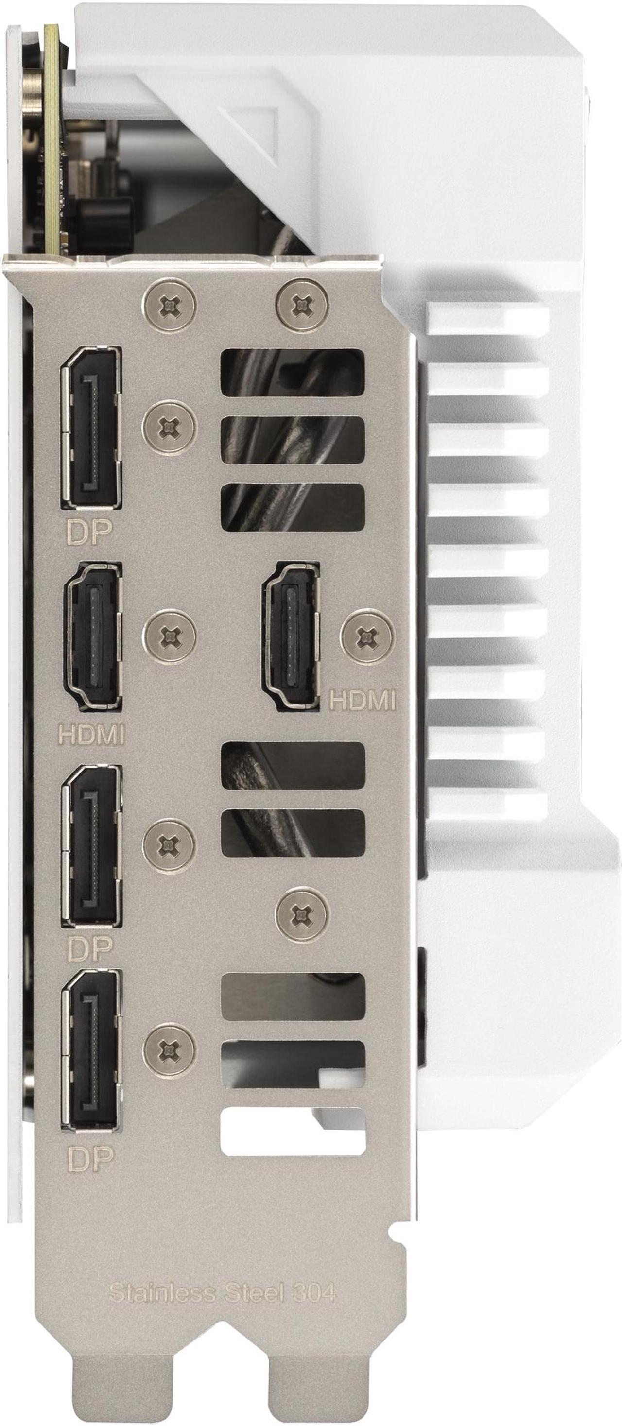 Alt view image 5 of 7 - ASUS TUF Gaming NVIDIA GeForce RTX 4070 Ti OC White Edition Gaming Graphics Card (PCIe 4.0, 12GB GDDR6X, HDMI 2.1a, DisplayPort 1.4a) TUF-RTX4070TI-O12G-WHITE-GAMING