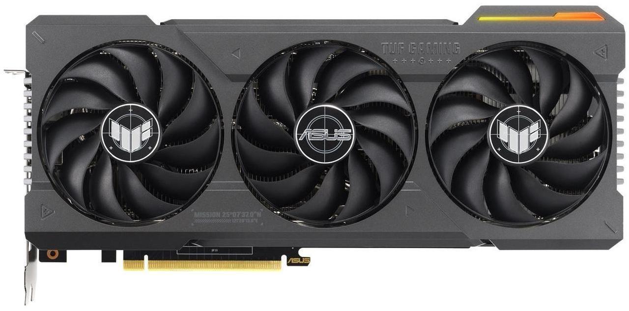 Alt view image 3 of 7 - ASUS TUF Gaming NVIDIA GeForce RTX 4070 Ti OC Edition Gaming Graphics Card (PCIe 4.0, 12GB GDDR6X, HDMI 2.1a, DisplayPort 1.4a) TUF-RTX4070TI-O12G-GAMING