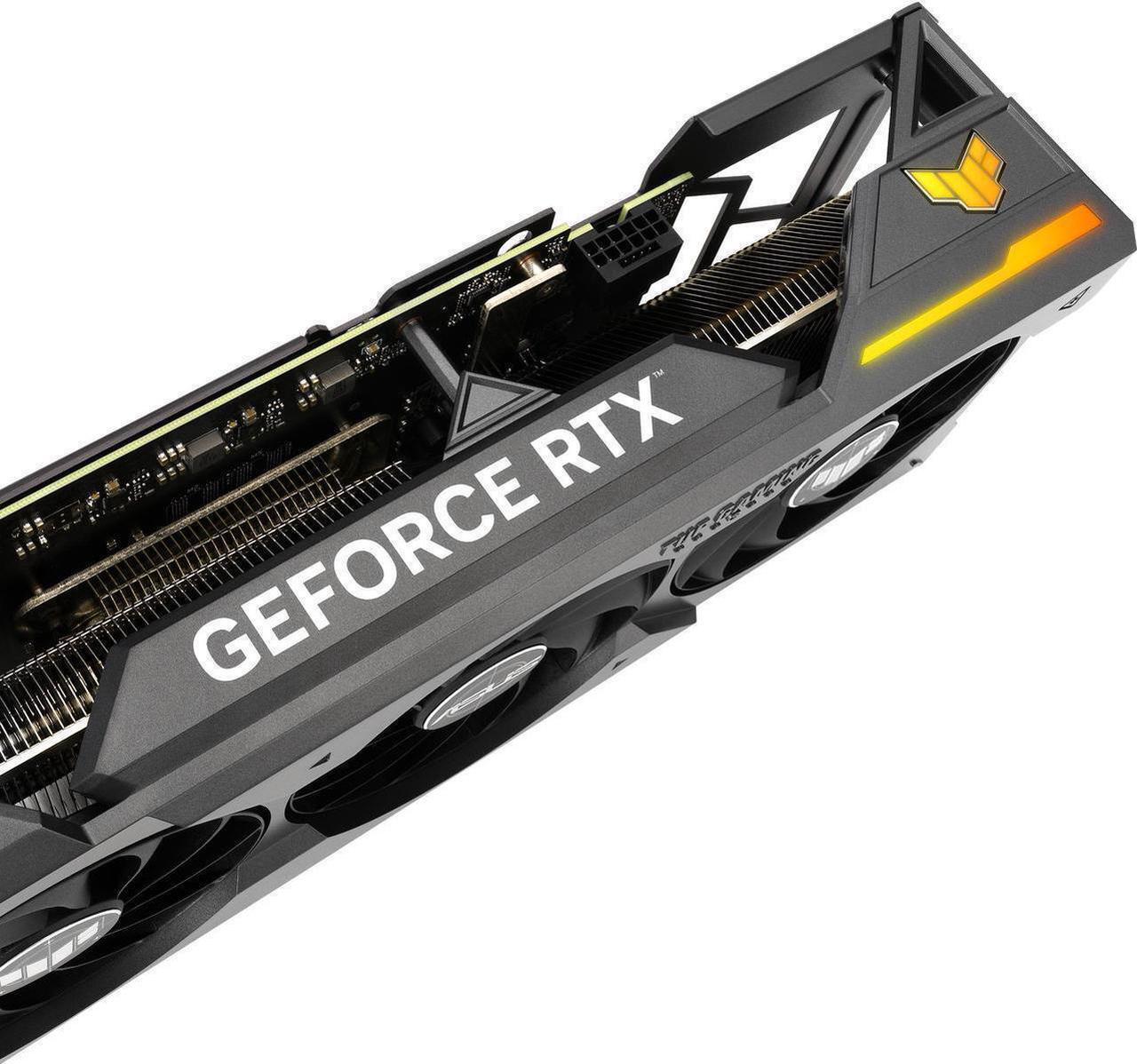 Alt view image 6 of 7 - ASUS TUF Gaming NVIDIA GeForce RTX 4070 Ti OC Edition Gaming Graphics Card (PCIe 4.0, 12GB GDDR6X, HDMI 2.1a, DisplayPort 1.4a) TUF-RTX4070TI-O12G-GAMING