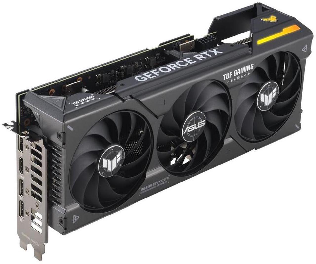 Alt view image 6 of 7 - ASUS TUF Gaming NVIDIA GeForce RTX 4070 OC Edition Gaming Graphics Card (PCIe 4.0, 12GB GDDR6X, HDMI 2.1, DisplayPort 1.4a) TUF-RTX4070-O12G-GAMING