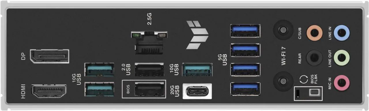 Alt view image 3 of 5 - ASUS TUF GAMING B850 - PLUS WIFI Motherboard, AM5 interface for Rui Long 9000/8000/7000, 14+2+1 (80A) power supply, DDR5, 2.5G network / WiFi7, Dual M.2 PCIe5.0, AURA SYNC Divine Light Sync