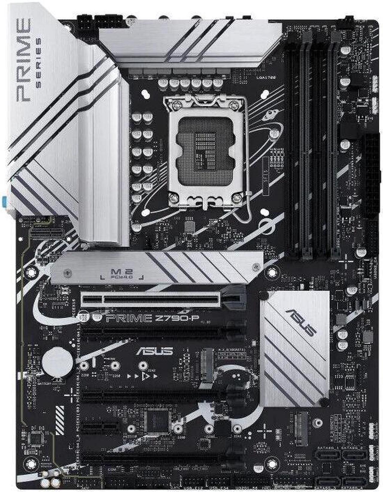 Alt view image 2 of 7 - ASUS Prime Z790-P WiFi LGA 1700(Intel 14th & 13th &12th Gen) ATX motherboard (PCIe 5.0,DDR5,14+1 Power Stages,3x M.2,WiFi 6,Bluetooth v5.2,2.5Gb LAN,front panel USB 3.2 Gen 2 Type-C,Thunderbolt 4(USB