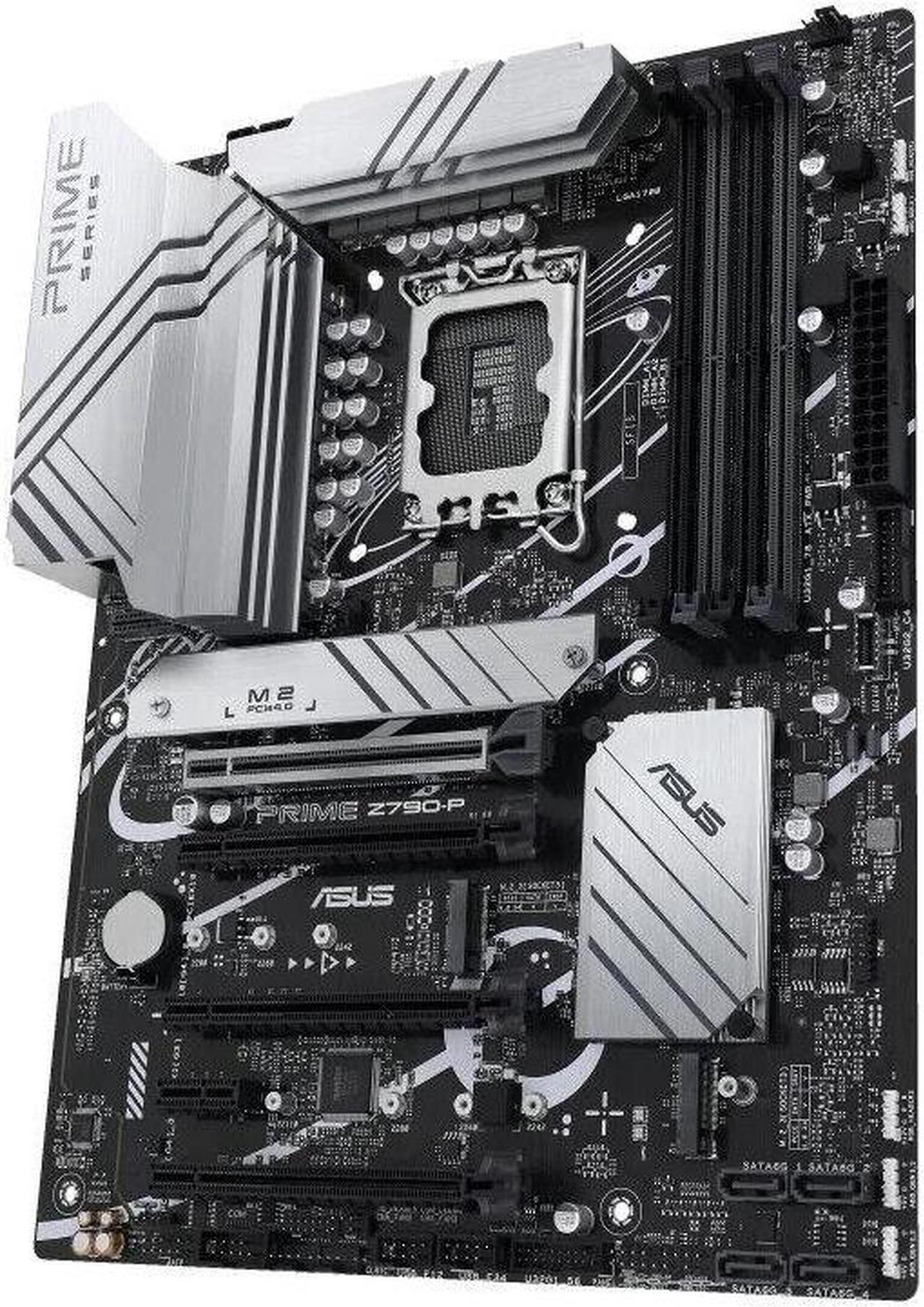 Alt view image 3 of 7 - ASUS Prime Z790-P WiFi LGA 1700(Intel 14th & 13th &12th Gen) ATX motherboard (PCIe 5.0,DDR5,14+1 Power Stages,3x M.2,WiFi 6,Bluetooth v5.2,2.5Gb LAN,front panel USB 3.2 Gen 2 Type-C,Thunderbolt 4(USB
