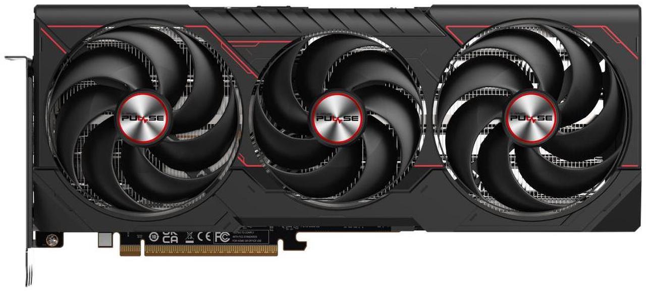 Alt view image 2 of 7 - SAPPHIRE Tech PULSE Radeon RX 9070 XT 16GB GDDR6 PCI Express 5.0 x16 ATX Graphics Card 11348-03-20G
