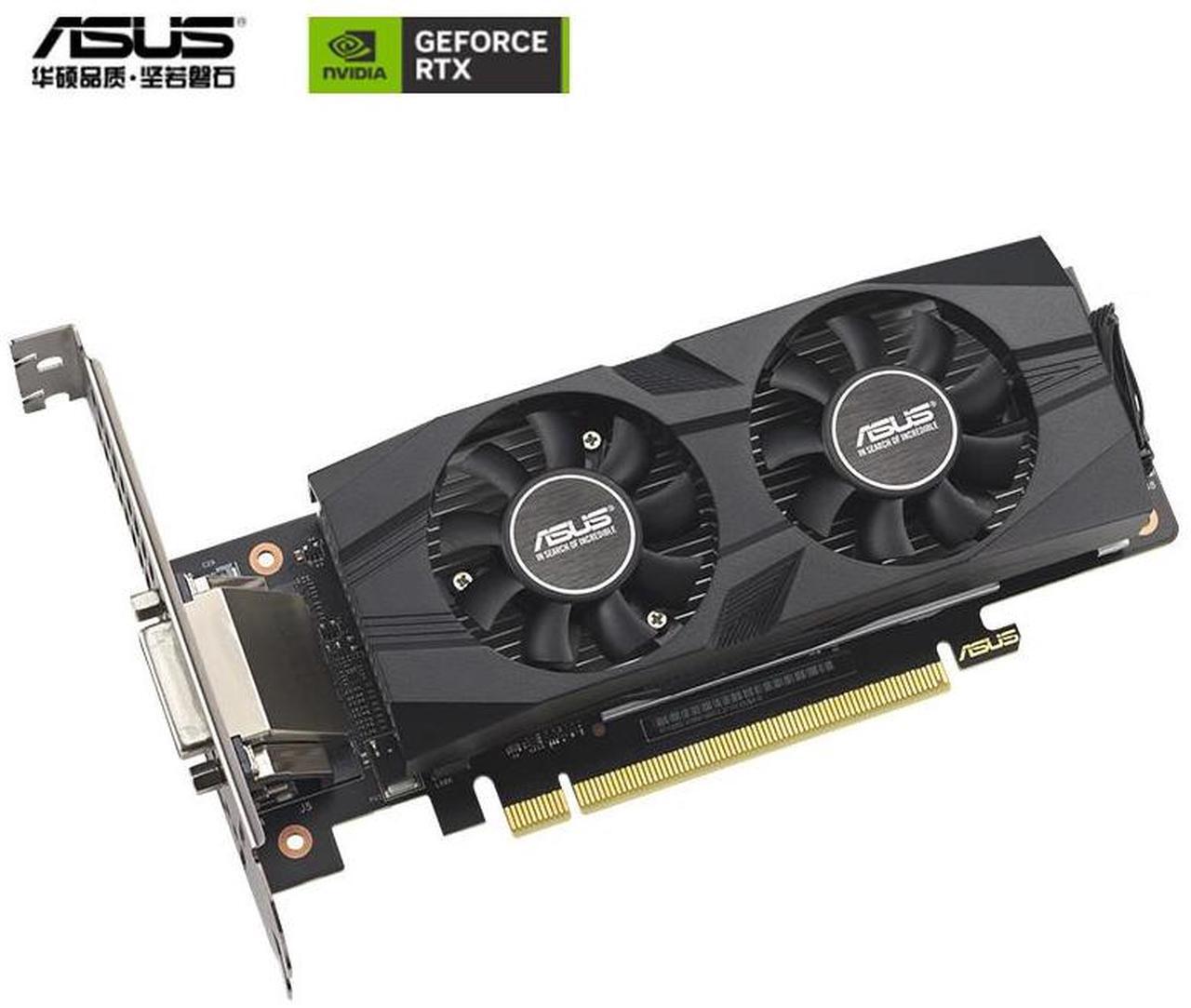 Alt view image 3 of 7 - ASUS LP-BRK NVIDIA GeForce RTX 3050 6GB OC Edition Gaming Graphics Card - PCIe 4.0, 6GB GDDR6 Memory, HDMI 2.1, DisplayPort 1.4a, Axial-tech Fan Design, 0dB Technology, RTX3050-O6G-LP-BRK
