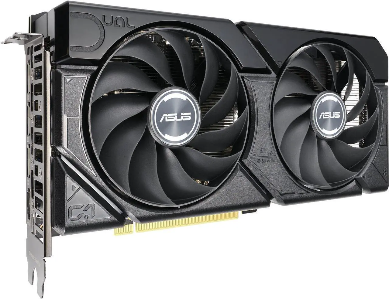 Alt view image 6 of 7 - ASUS Dual GeForce RTX 4070 SUPER OC Edition graphics card (PCIe 4.0, 12GB GDDR6X, DLSS 3, HDMI 2.1, DisplayPort 1.4a, 2.56-slot design, Axial-tech fan design, Auto-Extreme Tech) DUAL-RTX4070S-O12G