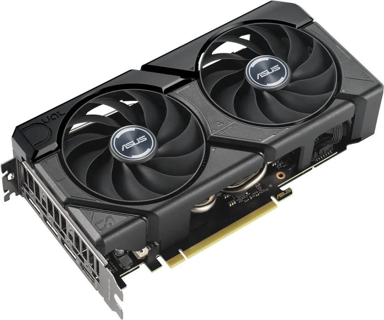Alt view image 3 of 7 - ASUS Dual GeForce RTX 4070 SUPER OC Edition graphics card (PCIe 4.0, 12GB GDDR6X, DLSS 3, HDMI 2.1, DisplayPort 1.4a, 2.56-slot design, Axial-tech fan design, Auto-Extreme Tech) DUAL-RTX4070S-O12G