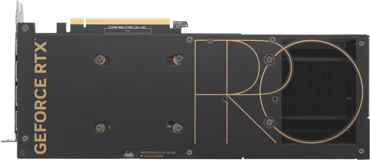 Alt view image 6 of 7 - ASUS ProArt GeForce RTX 4070 SUPER OC Edition Graphics Card (PCIe 4.0, 12GB GDDR6X, DLSS 3, HDMI 2.1a, DisplayPort 1.4a) PROART-RTX4070S-O12G