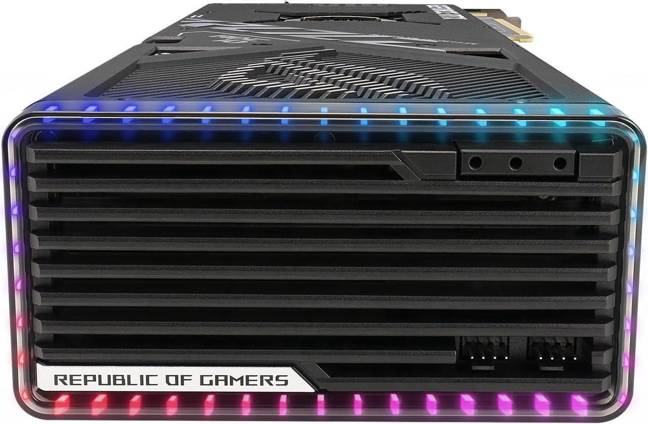 Alt view image 4 of 7 - ASUS ROG Strix GeForce RTX 4080 SUPER OC Edition Gaming Graphics Card (PCIe 4.0, 16GB GDDR6X, DLSS 3, HDMI 2.1a, DisplayPort 1.4a, Vapor chamber, Aura Sync) ROG-STRIX-RTX4080S-O16G-GAMING